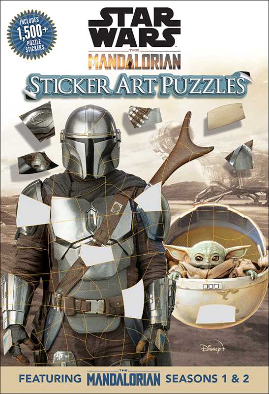 Star Wars: The Mandalorian Sticker Art Puzzles by Steve Behling, Sticker Puzzle Book