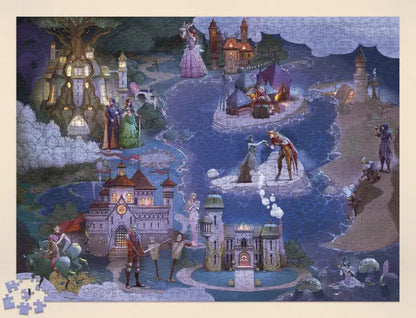 Holly Black's Isles of Elfhame art by Mélanie Bourgeois, 1000 Piece Puzzle