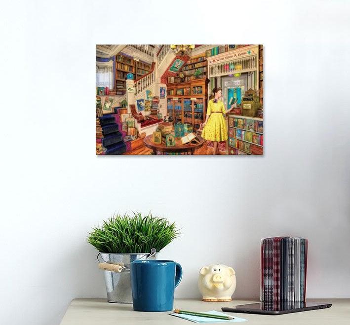 Wish Upon A Bookshop by Aimee Stewart Canvas Print