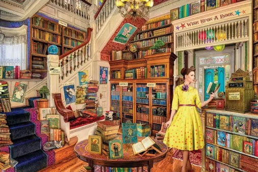 Wish Upon A Bookshop by Aimee Stewart Canvas Print