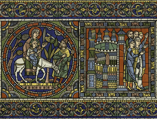 Chartres Stained Glass Window 1000 Piece Puzzle