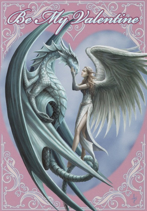 Silverback by Anne Stokes Valentine's Day Card