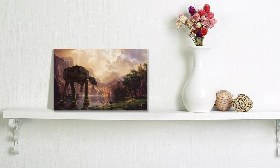 AT-AT Among The Sierra Nevada by Ars Fantasio Limited Edition Canvas Print