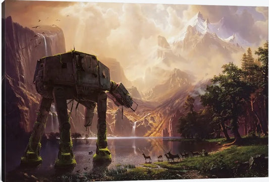 AT-AT Among The Sierra Nevada by Ars Fantasio Limited Edition Canvas Print