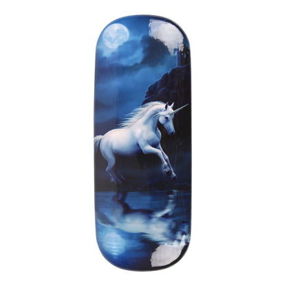 Moonlight Unicorn by Anne Stokes, Glasses Case