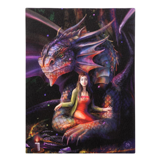 Spirit Dragon door Anne Stokes, canvasafdruk