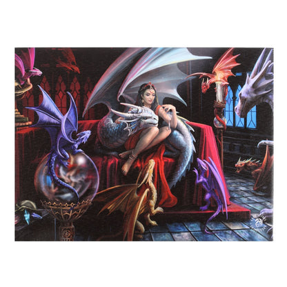 Dragon Charm by Anne Stokes, Canvas Print