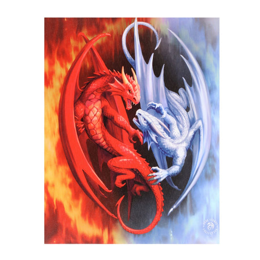 Fire and Ice by Anne Stokes, Canvas Print