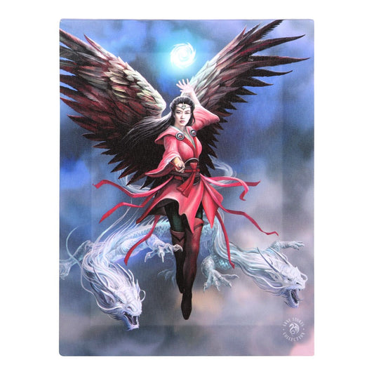 Air Elemental Sorceress af Anne Stokes, lærredstryk