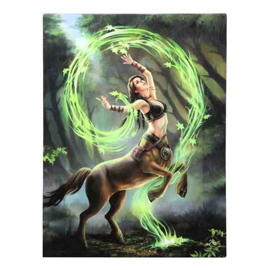 Earth Elemental Sorceress af Anne Stokes, lærredstryk