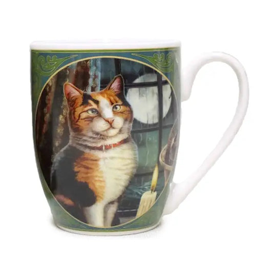 Lisa Parker Adventure Awaits Cat Porcelain Mug