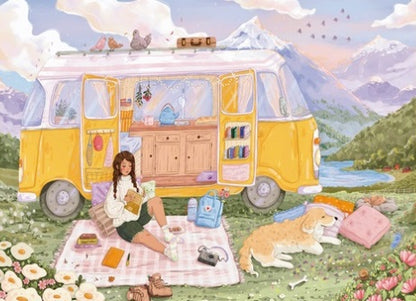 Adventures In The Wilderness by Sandra Tews, 1000 Piece Puzzle