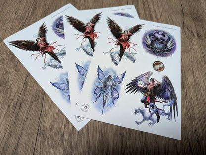 Anne Stokes Sticker Sheets – Elemental Magic