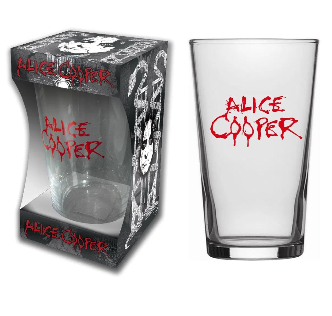 Alice Cooper - Logo, Beer Glass