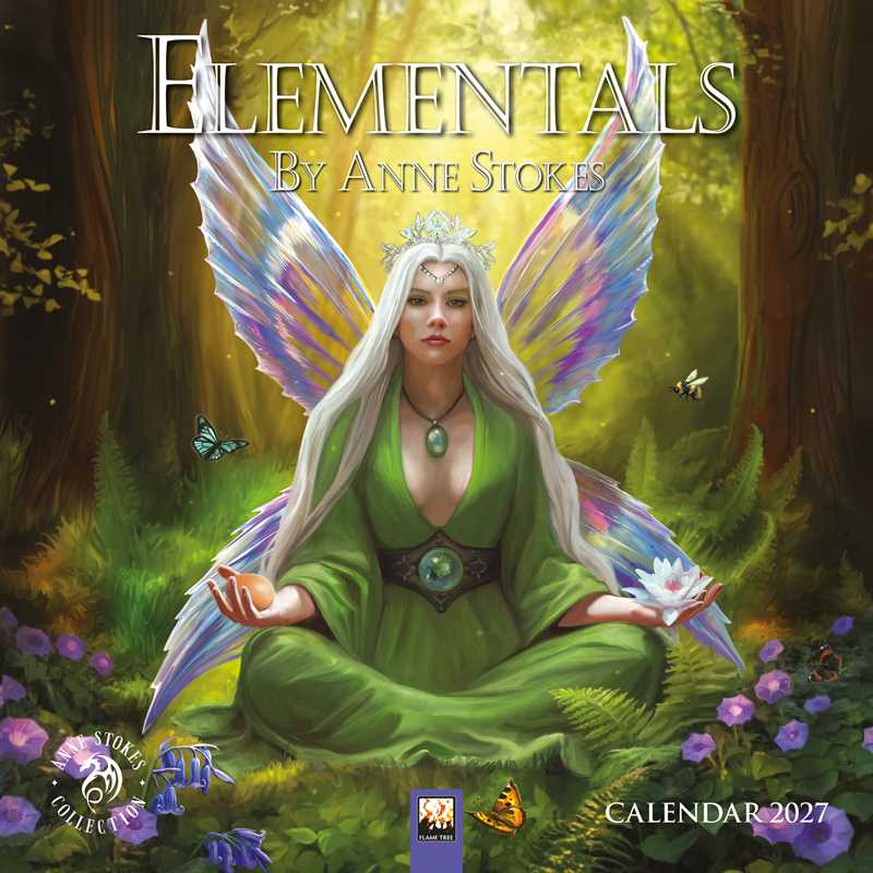 Elementals By Anne Stokes Mini Wall Calendar 2027