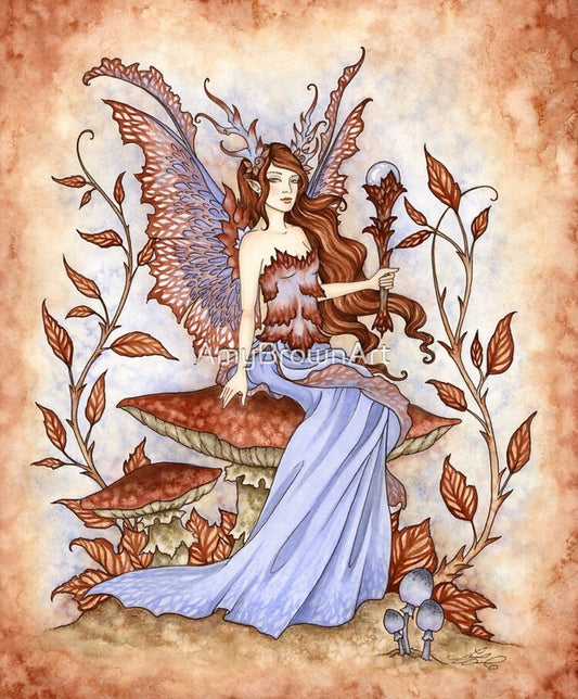 Autumn Enchantment by Amy Brown, Print
