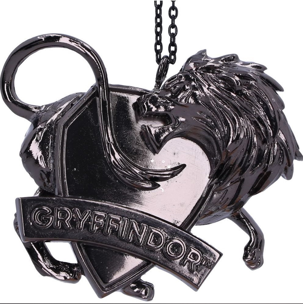 Harry Potter Gryffindor Crest Silver Weighted Hanging Ornament