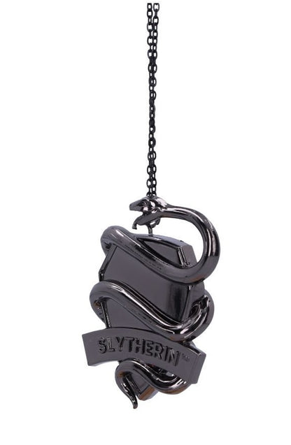 Harry Potter Slytherin Crest Silver Weighted Hanging Ornament 6.3cm
