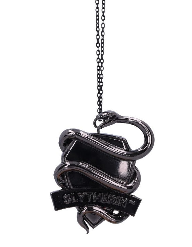 Harry Potter Slytherin Crest Silver Weighted Hanging Ornament 6.3cm