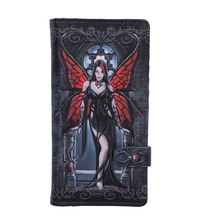 Aracnafaria Embossed Purse by Anne Stokes
