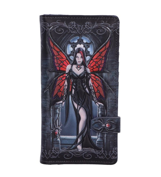 Aracnafaria Embossed Purse by Anne Stokes