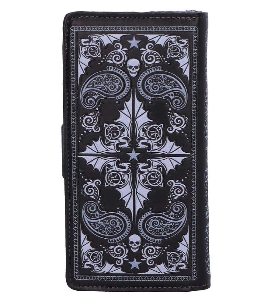 Skull Embrace Embossed Purse by Anne Stokes