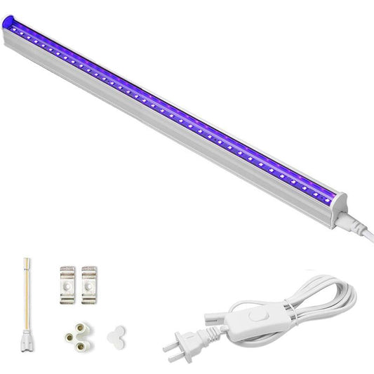 LED Blacklight Linkable Fixture 7W 395nm - 18 inch