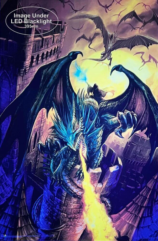 Graaf Velspar door Dragon Chronicles Non-Flocked Blacklight-poster