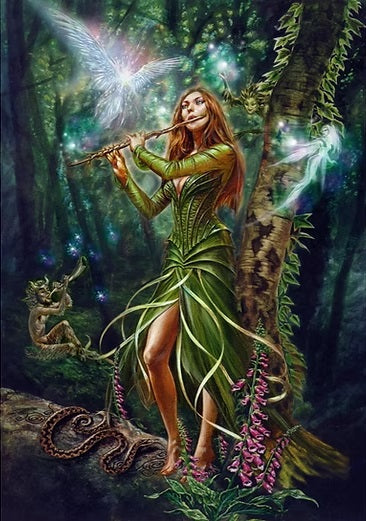 The Faerie Reel by Briar Greeting Card
