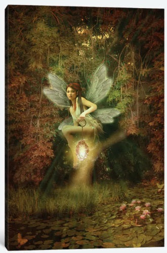 Fairy XVII af Babette Van den Berg, lærredstryk