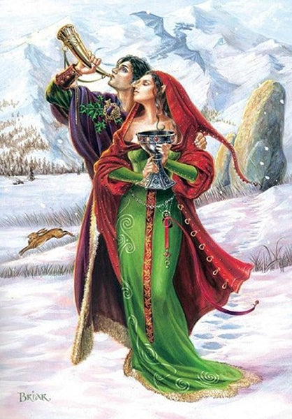 Welcoming Yule by Briar, Greeting Card