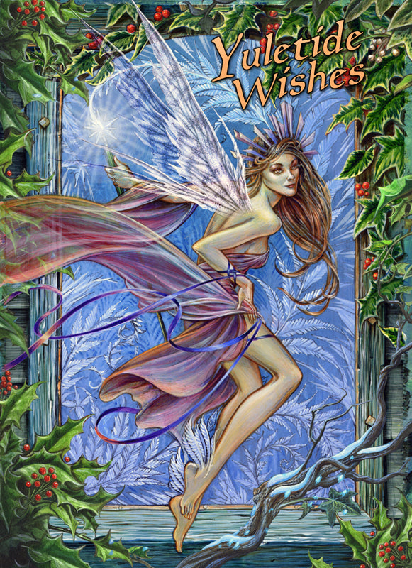 Frost Faerie by Briar, Greeting Card