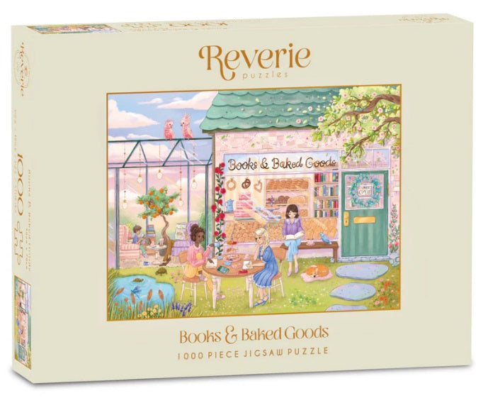 Books & Baked Goods by Sandra Tews, 1000 Piece Puzzle