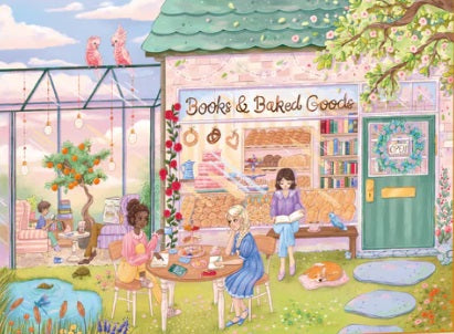 Books & Baked Goods by Sandra Tews, 1000 Piece Puzzle