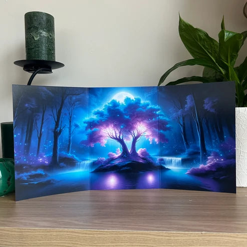 Trifold Fantasy Island Card