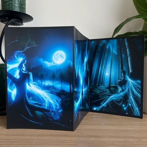 Triptych Moonlight Vigil Card