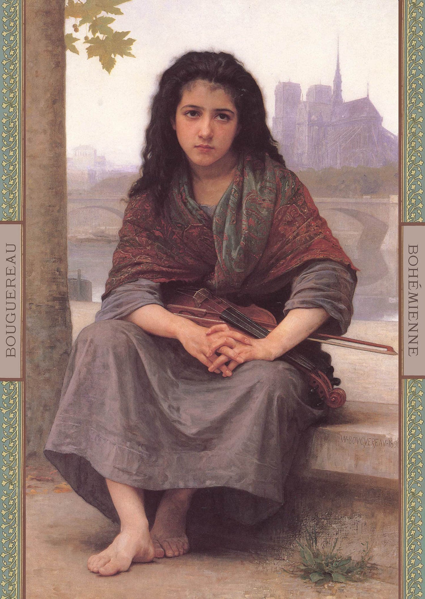 The Bohemian by William-Adolphe Bouguereau, 500 Piece Puzzle