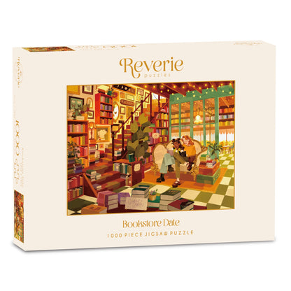 Bookstore Date by Sydney Dean, 1000 Piece Puzzle