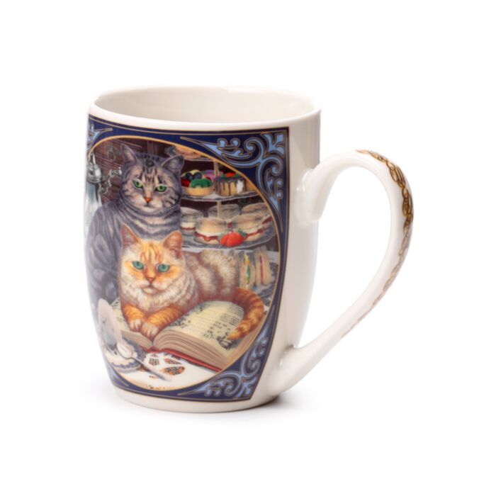 Lisa Parker Brewed Prophecies Cat Porcelain Mug