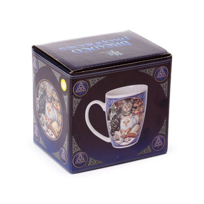 Lisa Parker Brewed Prophecies Cat Porcelain Mug