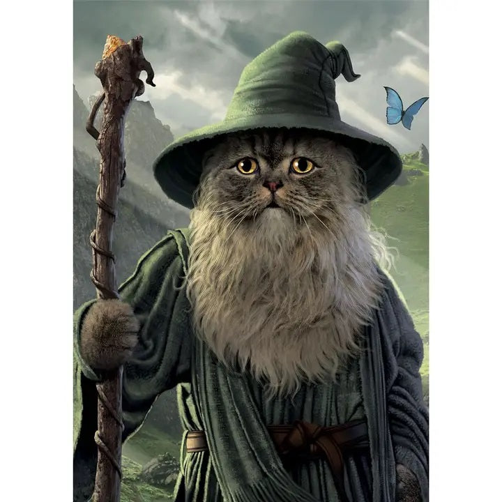 Catdalf by Vincent Hie, A6 Postcard