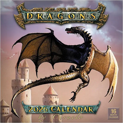 Dragons by Ciruelo, 2026 Calendar