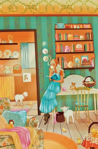 Cottage Library by Lorena Cerqueira, 1000 Piece Puzzle