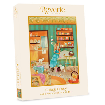 Cottage Library by Lorena Cerqueira, 1000 Piece Puzzle