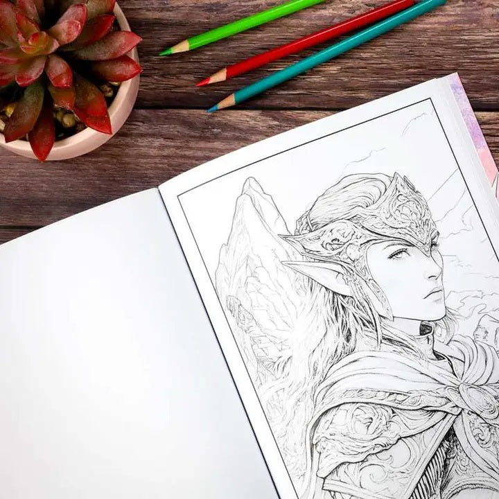 Fantastic Creatures Coloring Book