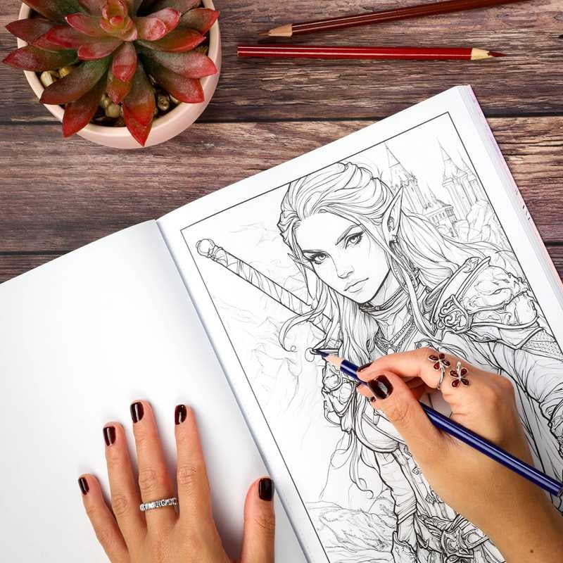 Fantastic Creatures Coloring Book