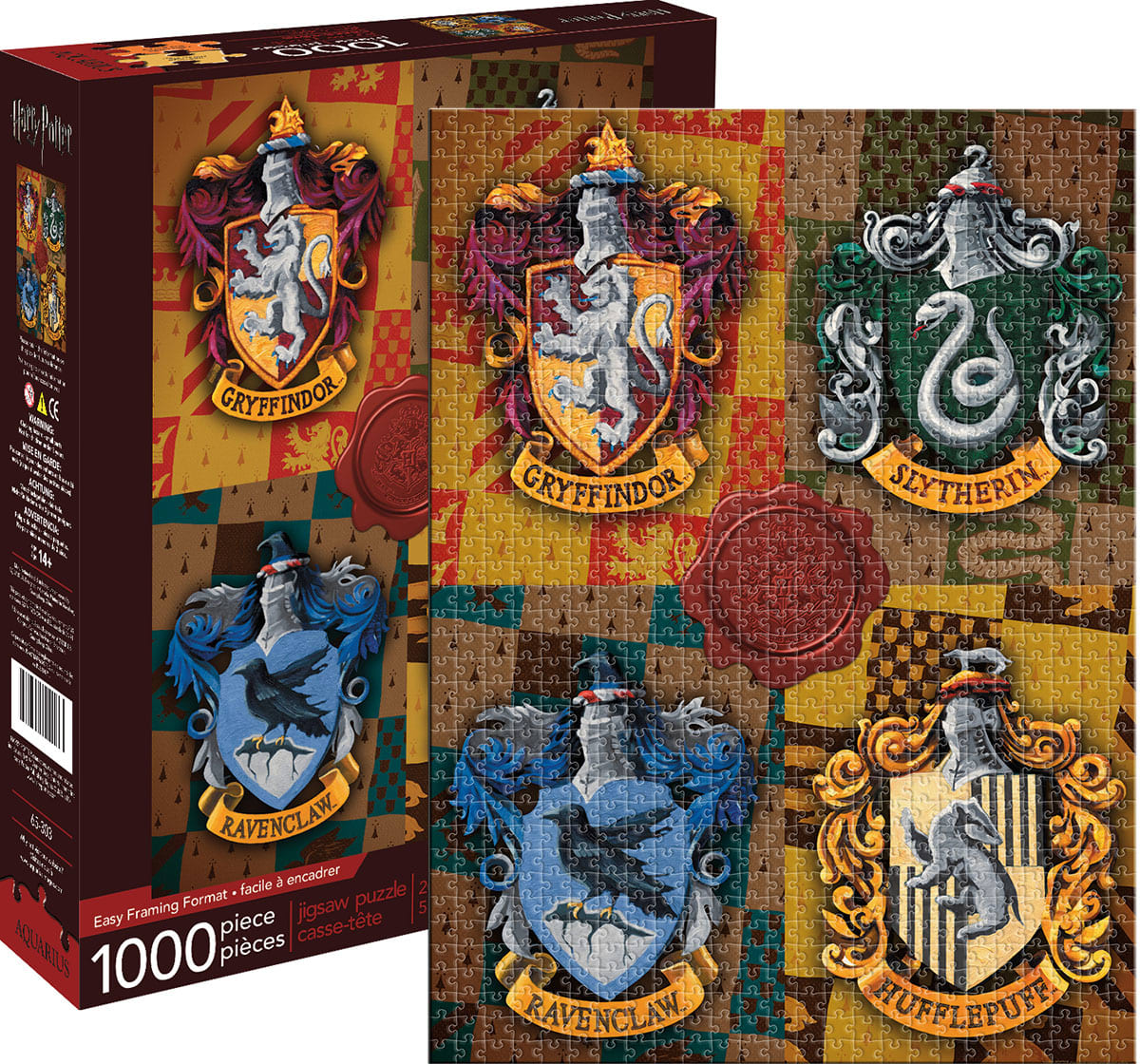 Harry Potter - Crests, 1000 Piece Puzzle