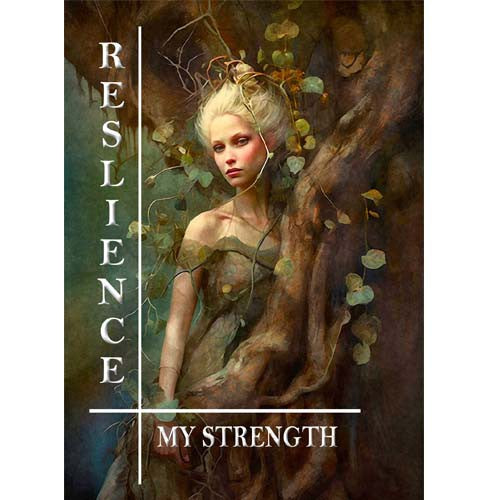 Resilience, My Strength by The Dutch Lady Designs, Greeting Card