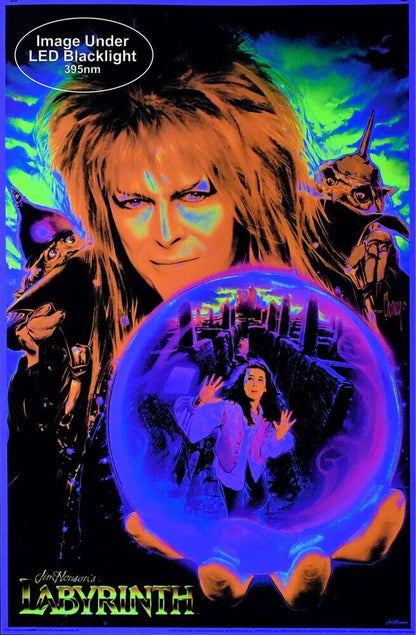 Labyrinth - Non-Flocked Blacklight Poster