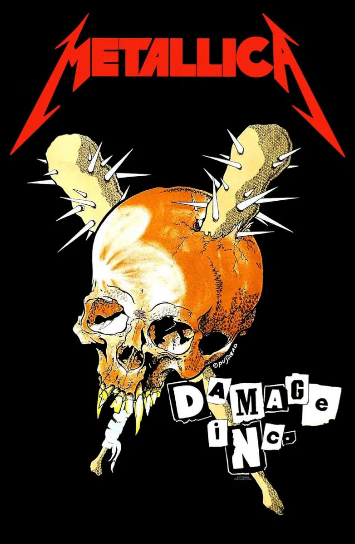 Metallica - Damage Inc., Textile Poster